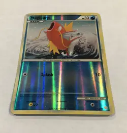Pokemon MAGIKARP Card 72/123 Reverse Holo Common HeartGold SoulSilver Light Play - Image 2
