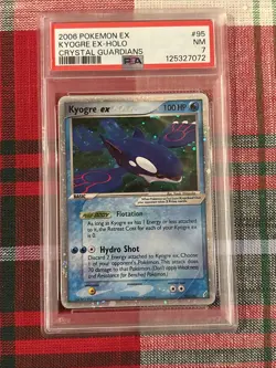 2006 PSA 7 Krogre Ex-holo #95 CRYSTAL GUARDIANS POKEMON Pokemon Card - Image 1