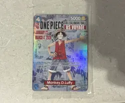 One Piece Monkey D. Luffy US Voyage College Basketball Promo Card SEALED - Image 1