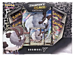 Pokemon TCG Dubwool V Box Factory Sealed 4 Booster Packs with Foil Promo Card - Image 1