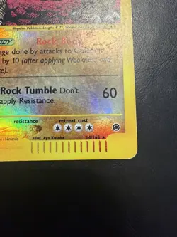 Pokemon Card Golem 14/165 Holo Rare Expedition E Series Holo WOTC Near Mint - Image 4