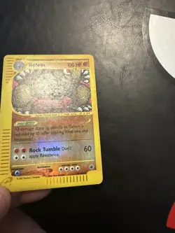 Pokemon Card Golem 14/165 Holo Rare Expedition E Series Holo WOTC Near Mint - Image 5