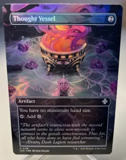 Magic MTG Thought Vessel *Borderless Foil* Commander: LOC #118 UNC Artifact ENG - Image 1