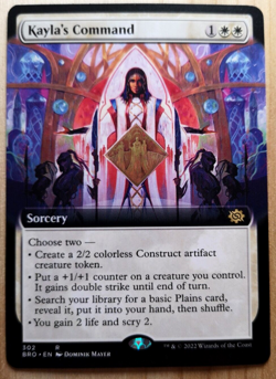 Kayla's Command - Extended Art - The Brothers' War - NM - EN - 302 - Image 1