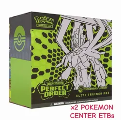 PRESALE Pokemon TCG Mega Evolution Perfect Order Pokemon Center ETB 2X - Image 1