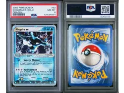 2003 Pokemon EX Dragon Kingdra EX #92/97 Holo PSA 8 NM-MINT Fresh Certification! - Image 3