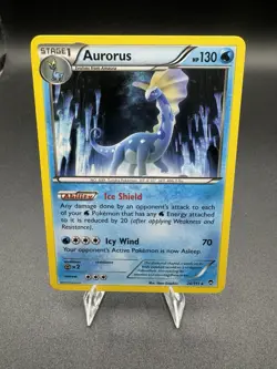 Pokemon 2014 XY Furious Fists Aurorus #26/111 Regular LP - Image 1