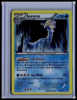 2014 Pokemon XY - Furious Fists Aurorus #26/111 - Image 1