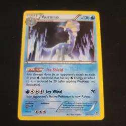 Pokemon 2014 XY Furious Fists Aurorus #26/111 Regular LP - Image 1