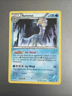 Aurorus - 26/111 - Rare - XY - Furious Fists Pokemon - 2014 - Image 1