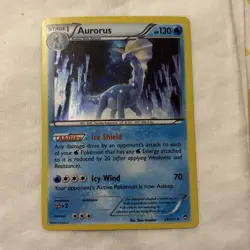 Pokemon 2014 XY Furious Fists Aurorus #26/111 (Cosmos Holo) LP - Image 1