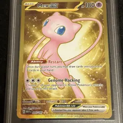 2023 POKEMON MEW EN-151 #205 MEW EX HYPER RARE PSA 9 MINT GOLD STAR 205/165 - Image 3