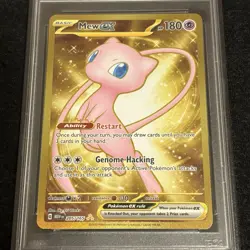 2023 POKEMON MEW EN-151 #205 MEW EX HYPER RARE PSA 9 MINT GOLD STAR 205/165 - Image 5