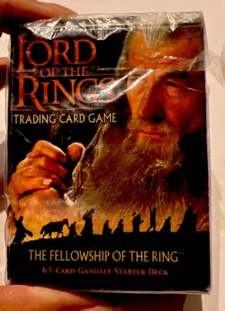 LOTR TCG Gandalf Fellowship of The Ring 63 Card Starter Deck Sealed W/tear CPics - Image 1