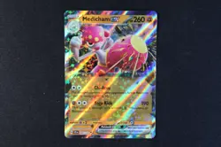 Medicham ex 080/142 Holo Shiny Pokemon Shiny TCG Card Stellar Crown NEAR MINT - Image 1