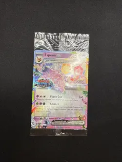Pokemon TCG Espeon Ex 034/131 Sealed Stamped Prismatic Evolutions Promo NM - Image 1