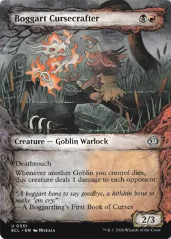 Boggart Cursecrafter (Showcase) Lorwyn Eclipsed regular NM 331 - Image 1