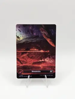 Mountain (0265) (Borderless) Edge of Eternities Foil Near Mint - Image 1