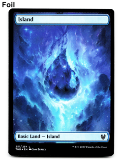 Island (251) (Full Art) - FOIL - [Theros Beyond Death] MTG Magic NM 💧 - Image 1