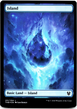 Island (251) (Full Art) - FOIL - [Theros Beyond Death] MTG Magic NM 💧 - Image 3