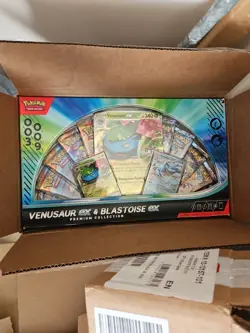 Pokemon TCG Venusaur EX & Blastoise EX Premium Collection Box ✅ Sealed - Image 1