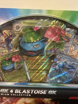 Pokemon TCG Venusaur EX & Blastoise EX Premium Collection Factory Sealed New - Image 4