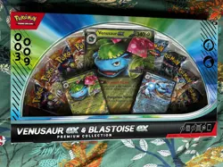 Pokemon TCG Venusaur ex and Blastoise ex Premium Collection - Image 1