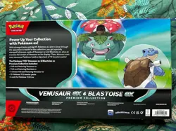 Pokemon TCG Venusaur ex and Blastoise ex Premium Collection - Image 2