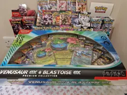 POKEMON - VENUSAUR EX & BLASTOISE EX PREMIUM COLLECTION - Image 1
