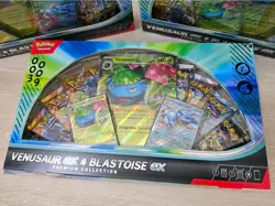 LOT OF 3 Pokemon TCG Venusaur ex and Blastoise ex Premium Collection Box SEALED - Image 2