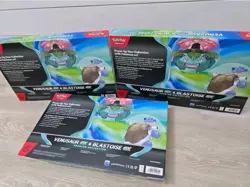 LOT OF 3 Pokemon TCG Venusaur ex and Blastoise ex Premium Collection Box SEALED - Image 3
