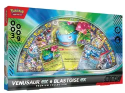 Pokemon TCG: Venusaur ex And Blastoise ex Premium Collection - Brand New - Image 1