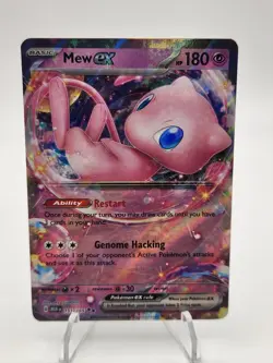 Pokemon Tcg Mew Ex Scarlet & Violet 151 151/165 Holo Rare - Image 1