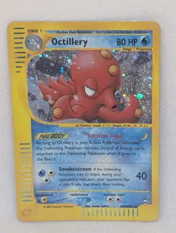 Octillery Pokemon TCG Expedition Base Set Holo Rare Nintendo e-reader - Image 1