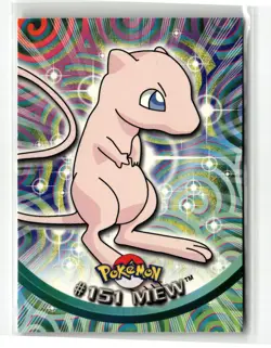 Pokemon Topps 2000 Pokemon Mew #151 TV Animation Series 3 Blue Label Non-Holo - Image 1