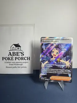 Pokemon TCG Acerola's Mischief Full Art Ultra Rare NM Condition - Image 1