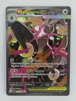Mega Lopunny ex 128/094 Phantasmal Flames Special Illustration Rare SIR Pokemon - Image 1