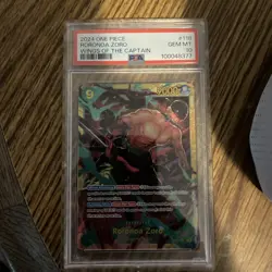 2024 One Piece RORONOA ZORO OP06 118 SEC PSA 10 - Image 1