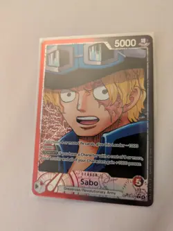 One Piece Sabo Alternate Art OP13-004 Carrying On His Will - Image 1
