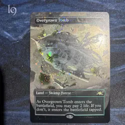Overgrown Tomb (Borderless) (Galaxy foil) (Unfinity) Magic the Gathering MTG 535 - Image 3