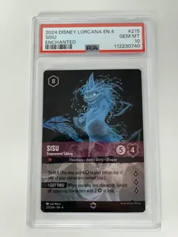 Disney Lorcana: Sisu - Empowered Sibling #215 Enchanted (PSA 10) GEM MINT - Image 1