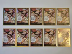 Set of 10 Gol.D.Roger Gold DON!! Card OP13 One Piece Carrying On His Will ENG - Image 1
