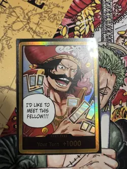 DON!! Card (Gol.D.Roger) (Gold) Carrying On His Will Foil - Image 1