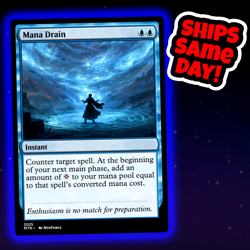 Mana Drain - Custom Art Magic: The Gathering Playtest Card - Commander EDH - Image 1