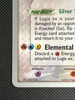 Pokemon TCG Lugia Ex 105/115 2006 World Championships Single LP Non Holo Card - Image 4