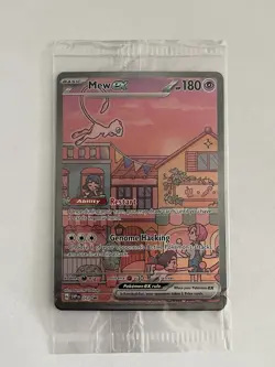 Mew EX 053 Scarlet & Violet 151 Promo Holo Card Sealed, Near Mint Condition - Image 1