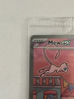 Mew EX 053 Scarlet & Violet 151 Promo Holo Card Sealed, Near Mint Condition - Image 3