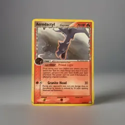 Pokemon TCG Aerodactyl EX Holon Phantoms Card 35/110 Stamped Delta Species - Image 1