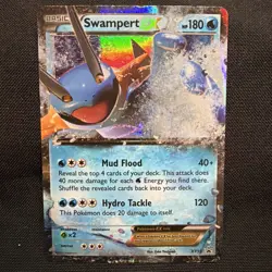 Pokemon Swampert EX Black Star Promo Holo Rare TCG Card XY55 - Image 1