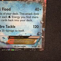Pokemon Swampert EX Black Star Promo Holo Rare TCG Card XY55 - Image 5